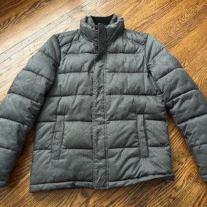 Calvin Klein Gray Puffer Jacket